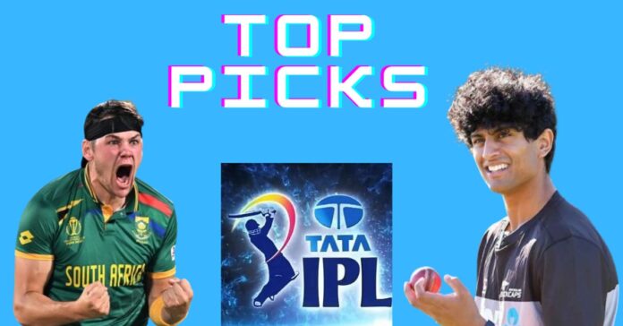 Top 5 Picks in IPL 2024 Auction