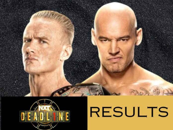 WWE NXT Deadline 2023 Results