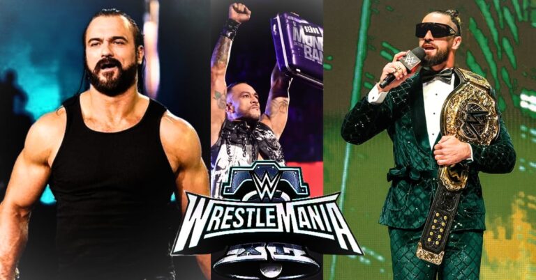 Seth Rollins vs Drew McIntyre at WrestleMania 40