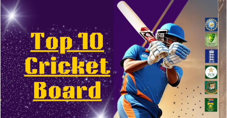 Top 10 Cricket Board