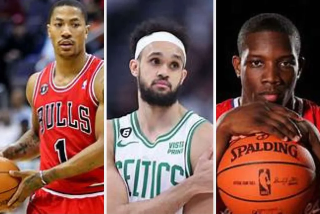 Compare NBA players: Derrick Rose, Derrick White, and Eric Bledsoe - Who’s the top guard?