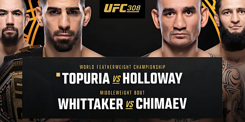 UFC 308 fight card and Predictions  