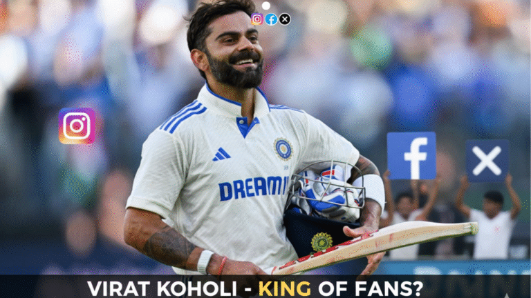 Which Cricketer has more Fans