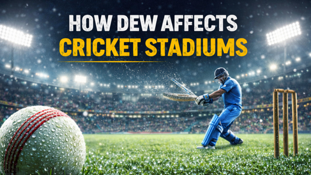 How Does Dew Affect Cricket | Top 5 Cricket Venues with Dew Factor How Does Dew Affect Cricket