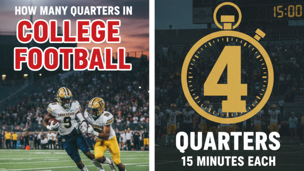 How Many Quarters in College Football