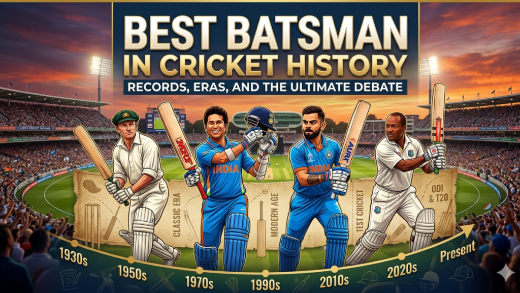 Best Batsman in Cricket History