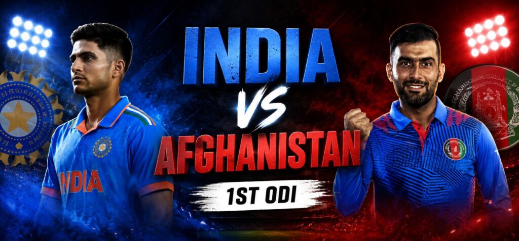 India vs Afghanistan 1st ODI