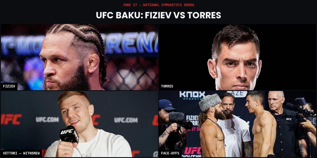 UFC Baku results