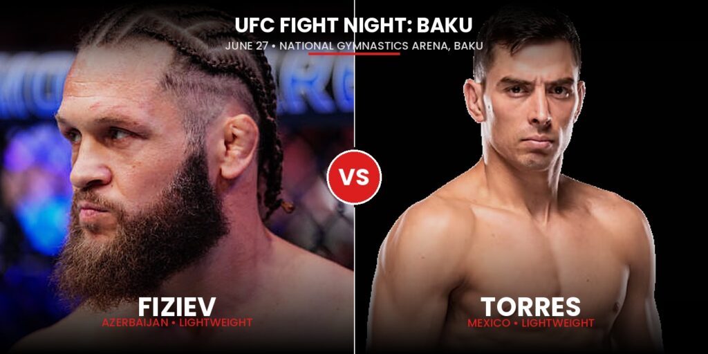 UFC Baku: Fiziev vs Torres Full Card Preview and Predictions Fiziev vs Torres Full Card
