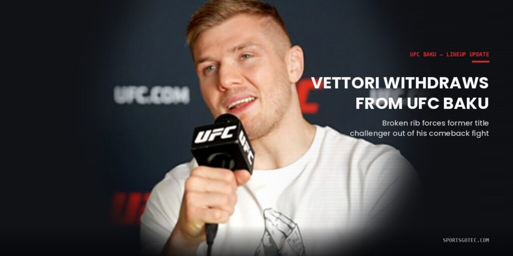 UFC Baku Lineup Changes as Two Fighters Withdraw From Card UFC Baku Lineup Changes
