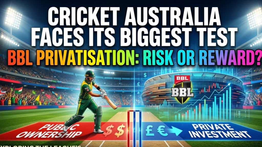 BBL Privatisation | Cricket Australia Faces Its Biggest Test | Sportsgotec BBL Privatisation