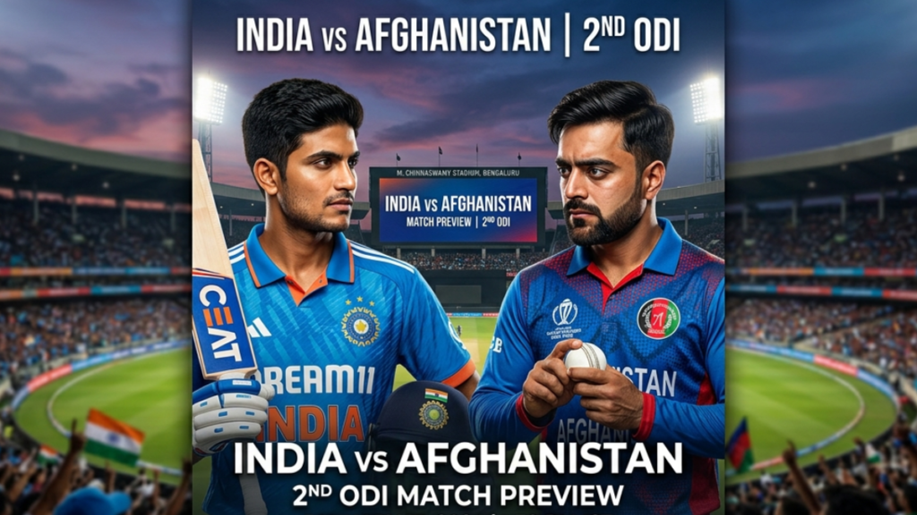 India vs Afghanistan 2nd ODI Preview | India Look to Seal Series at Lucknow | Sportsgotec India vs Afghanistan