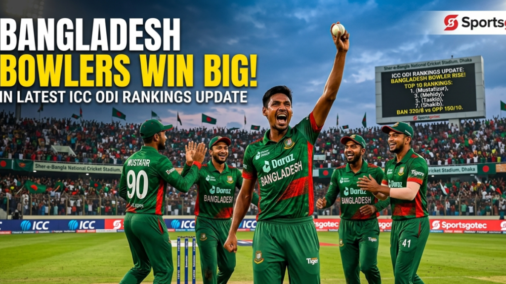 Bangladesh Bowlers Win Big in Latest ICC ODI Rankings Update | Sportsgotec ICC ODI Rankings