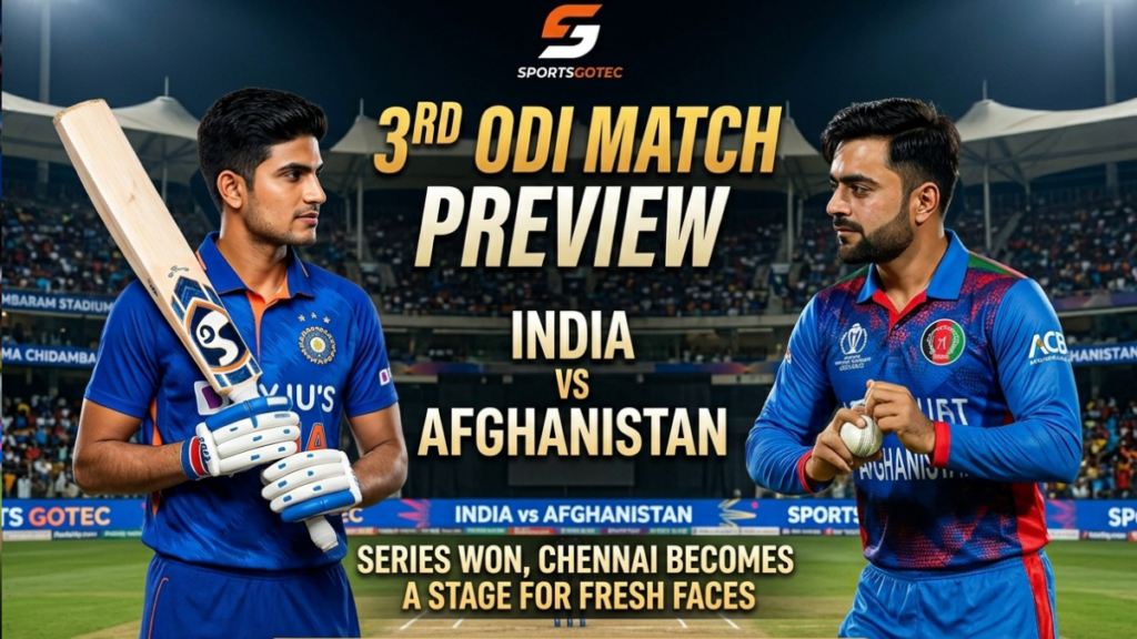 India vs Afghanistan 3rd ODI