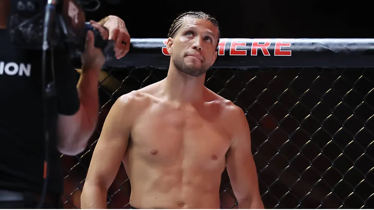 Brian Ortega trains ahead of his move up to the lightweight division
