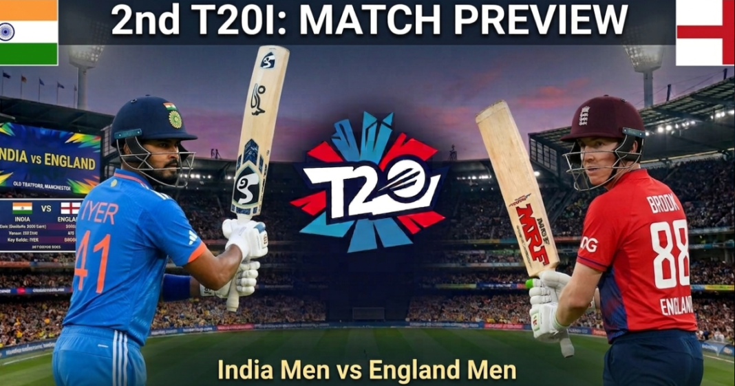 India vs England 2nd T20I Preview