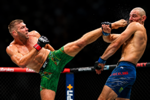 Middleweight division rankings update showing Duncan, Cannonier, Adesanya, and de Ridder movement.