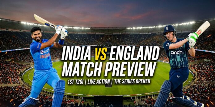 India vs England 1st T20I Preview