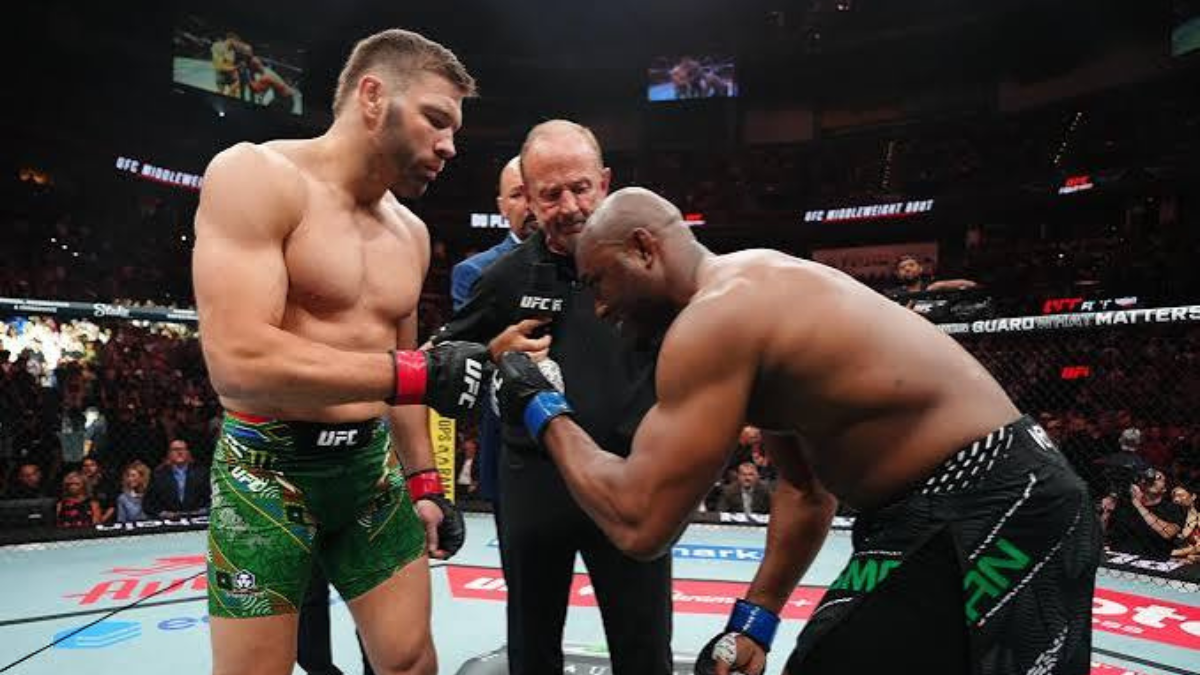 Dricus du Plessis celebrates win over Kamaru Usman July 2026