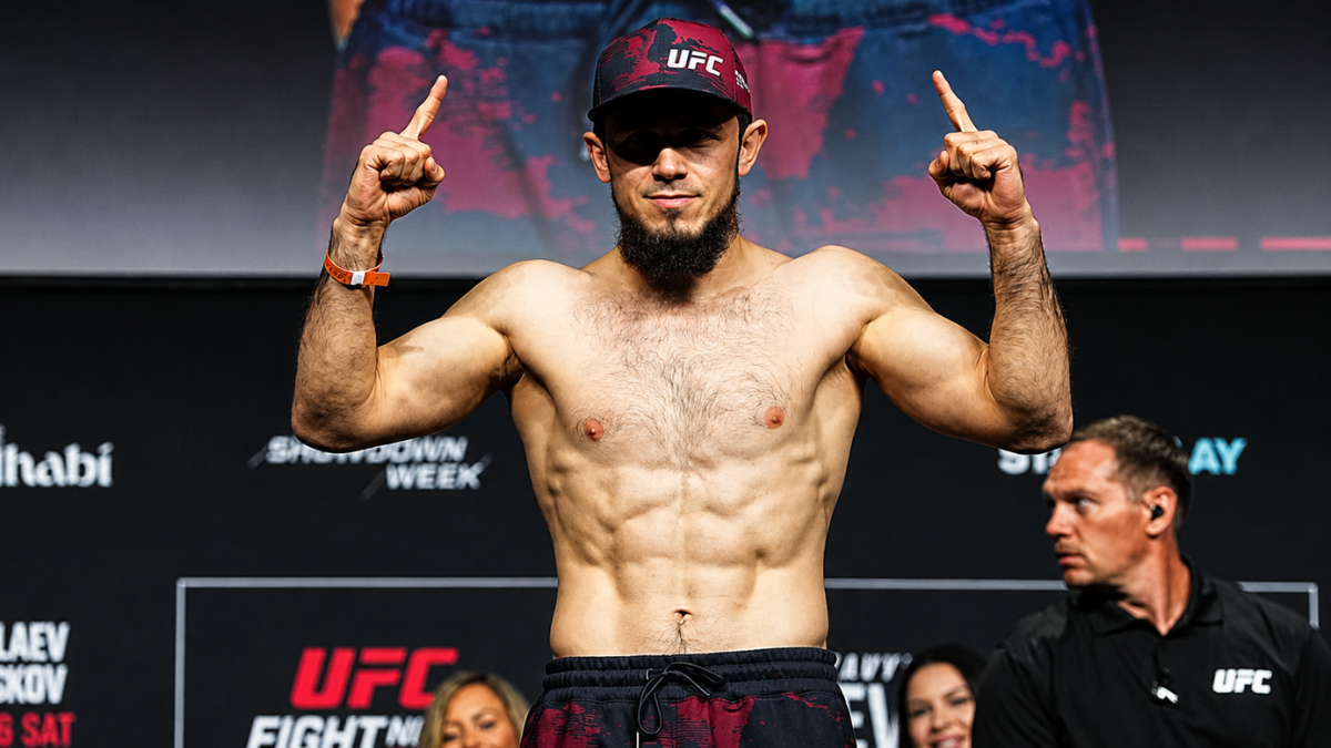 UFC Fight Night Abu Dhabi full card results board