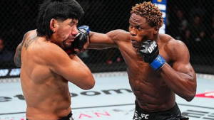 Ateba Gautier UFC middleweight prospect finishing a fight