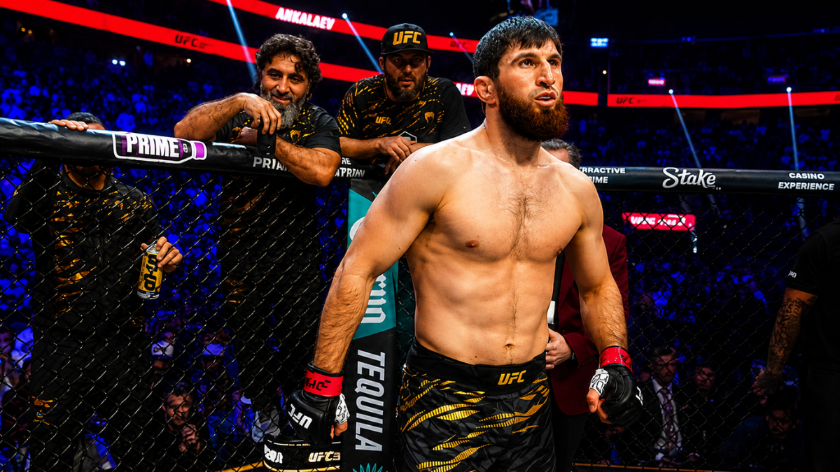 Guskov faces off with Magomed Ankalaev at UFC Abu Dhabi weigh-ins