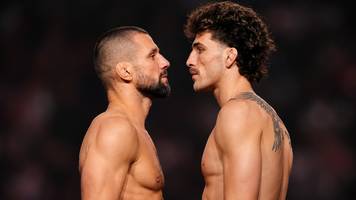Mateusz Gamrot and Quillan Salkilld face off ahead of UFC Vegas 120
