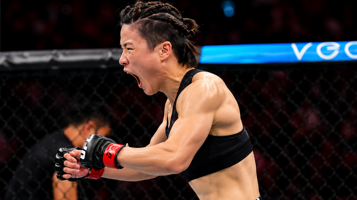 UFC Shanghai head kick KO
