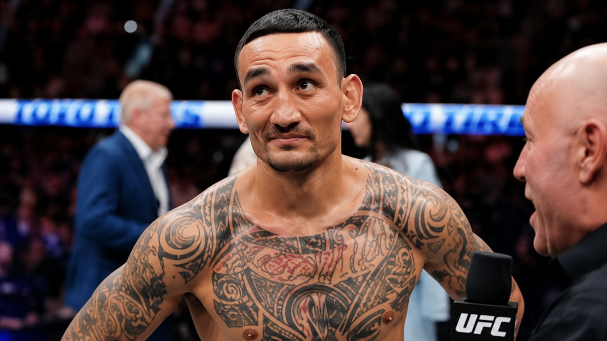 Max Holloway throat warning