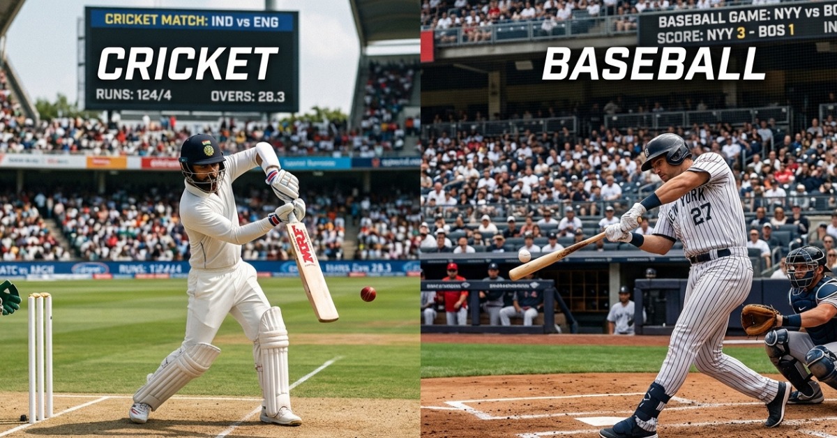 Cricket vs Baseball