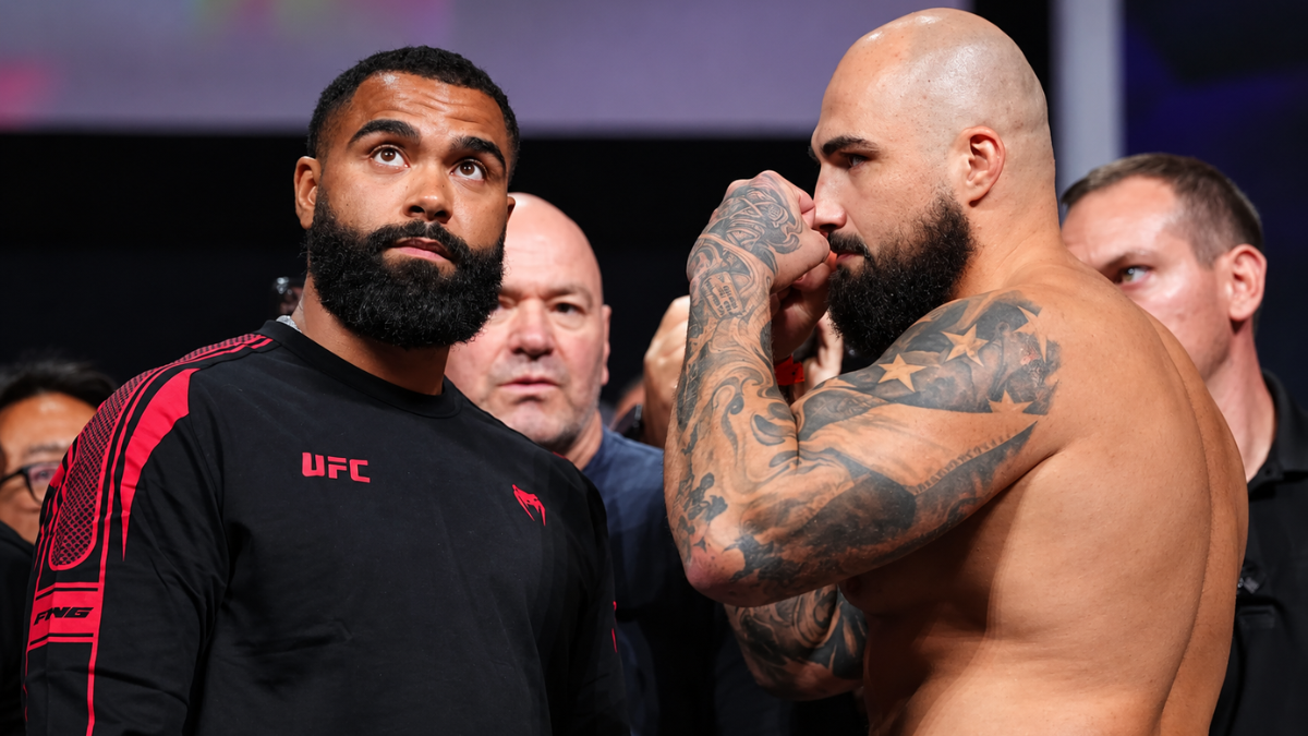 Gable Steveson UFC 331 faceoff